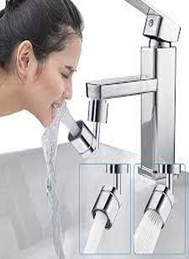 See more Splash Filter Faucet Aerator Universal Rotating Faucet Extender with Various Faucet Adapter, Faucet Sprayer Attachment for Kitchen Sink Bathroom - Image 2